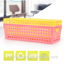 Eco-friendly wholesale hight quality durable basket storage with handle